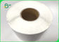 Warna Putih Kertas Stiker Termal Bukti PVC 40 * 30 cm Untuk Pencetakan Kode Batang
