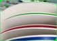 FDA Stripe Dicetak Kerajinan Gulungan Kertas Untuk Kue Muncul 60gsm 120gsm Biodegradable
