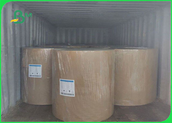 Papan C1S Resmi Fsc Dengan Pencetakan Offset Abu-Abu Kembali Dalam Roll Jumbo 1160mm