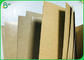 Grease Resistant 15G LDPE Coated Brown Paper 300Gsm Craft Board Untuk Baki Makanan
