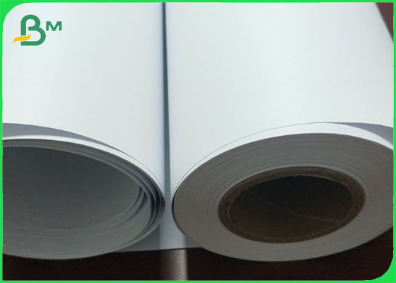 80G Gulungan Kertas Plotter CAD Putih Tinggi 610MM 914 MM FSC Disetujui