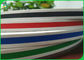 Biodegradable 15mm Stripe Straw Paper Untuk Membuat Straw Minum Colorful