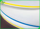 Waterproof Stripes Color 60g 120g White Kraft Paper Roll Untuk sedotan kertas