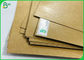 Hard Density Packaging Paper board 90g hingga 450g pE liner kraft berlapis coklat