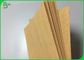 100% Virgin pulp 350gsm 400gsm Brown Color Kraft Liner Paper Untuk Pembuatan Kotak Kue