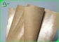 Waterproof Greaseproof EU Disetujui Poly Coated Brown Craft Paper Untuk Kemasan Gorengan