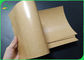 Greaseproof Single PE Coated Brown Kraft Paper Untuk Kemasan Makanan