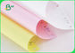 55gsm White Pink 3 layer NCR Carbonless Paper Untuk Bentuk Bisnis Gambar Biru