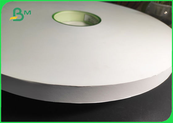 Kertas Pembungkus Jerami Panas Sealable 28gsm Warna Putih Lebar 27mm