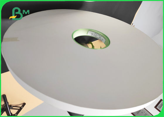 Kertas Pembungkus Jerami Panas Sealable 28gsm Warna Putih Lebar 27mm