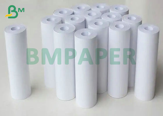 48gsm 57mm * 30m White Thermal Paper OEM Untuk Mesin Kasir Supermarket