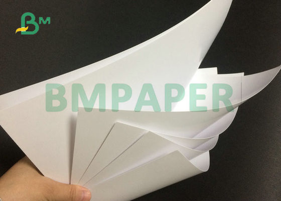 80#100# Kertas Putih Premium Dilapisi Dua Sisi Teks Glossy Dalam Lembar 23&quot; x 35&quot;