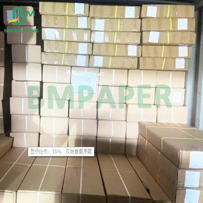 55gm 80mm * 75m Blank Putih POS Kuitansi Termal Kertas Jumbo Roll