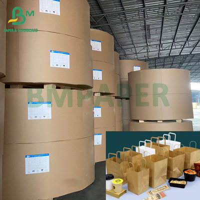 Daur ulang 150grs Brown Semi Extensible Packing Bag Kertas Kraft