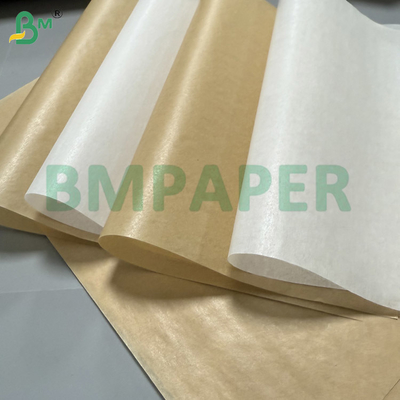 Kertas Silikon Dua Sisi 40gsm Tahan Panas Warna Putih untuk Memanggang (>220°C)