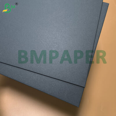 Solid Black Cardstock 1mm 1.5mm Full Matte Black Untuk Kemasan High End