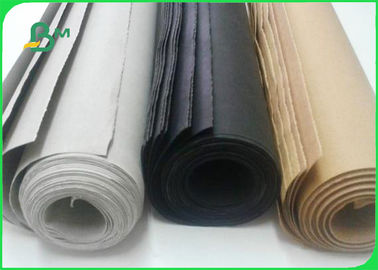 Tidak beracun 0.3mm 0.55mm Dicetak Kertas Kraft Dicuci Untuk Tas DIY