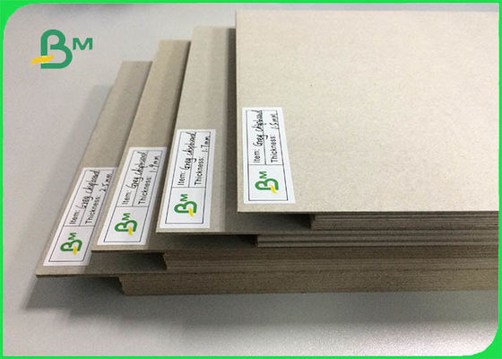 0.5mm Untuk 3mm FSC Bersertifikat Laminasi Abu-abu Papan Karton Gris Untuk Mengikat Buku Papan Lengkungan File Lever