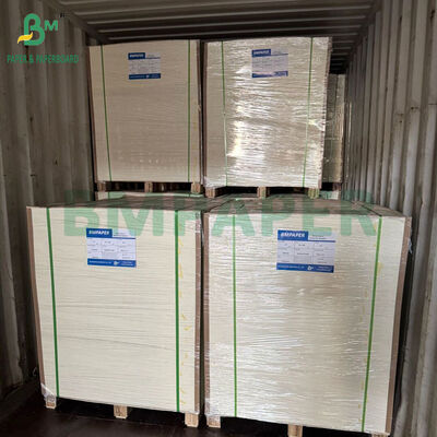 Air cepat menyerap 390gsm White Coaster Board Untuk Bir Mat 455 x 650mm