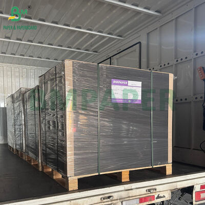 80gm 100gm Uncoated Solid Black Paper Untuk Tas Belanja 31 x 43inches