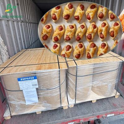 Kertas Silikon Berlapis Ganda 40GSM Mudah Dikupas Anti Lengket
