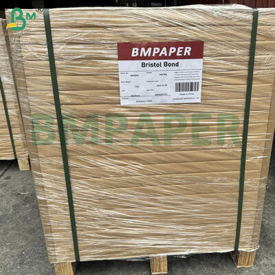 Lembaran Kertas Bristol Bond Karton Putih Tanpa Lapisan 250gsm Ukuran 24,5 X 36 inci Permukaan Halus Berat