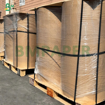 40g 45g Glossy Mesin-glazed Brown Kraft Paper Untuk Kemasan Makanan