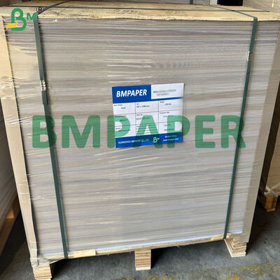 1.0mm Papan Karton Dupleks Putih Tebal 700mm 750mm x1000mm, Dilapisi Putih Sisi Belakang Abu-abu