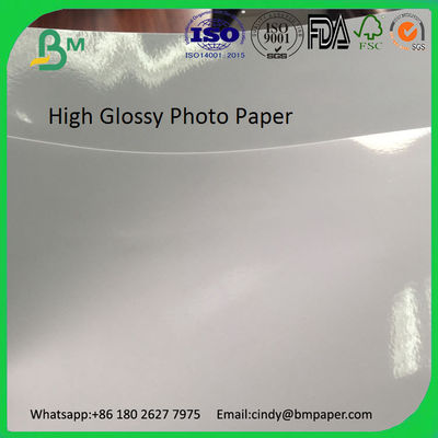 High glossy photo paper one sided coated for inkjet printing