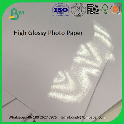 High glossy photo paper one sided coated for inkjet printing
