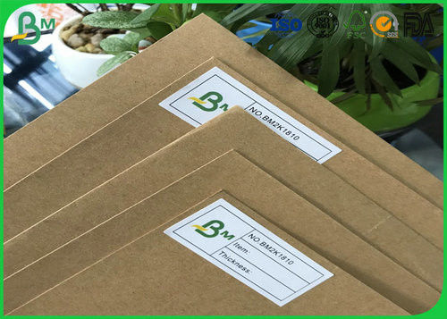 FSC Bersertifikat 250gsm - 850gsm High Grade Impor Paper Solid Board, Brown Kraft Paper