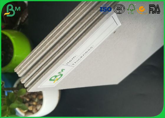 300gsm ke 2600gsm kehalusan berkualitas tinggi dari FSC Grey Chipboard untuk membuat Furniture