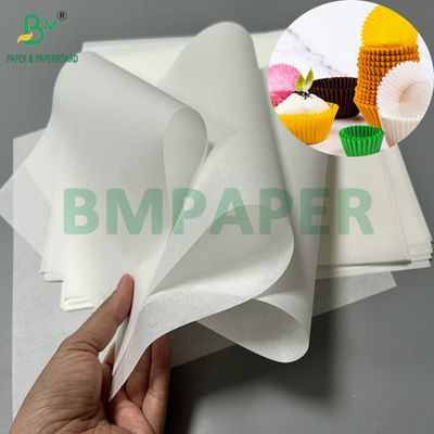 750 x 900mm 30gram 40gram Food Grade Greaseproof Paper For Tulip Baking Cups