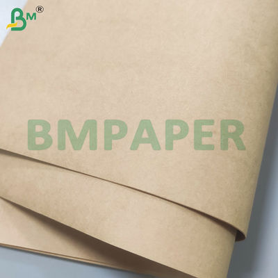 Lembar kertas kraft kekuatan tinggi 65Gsm untuk pembuatan tas belanja