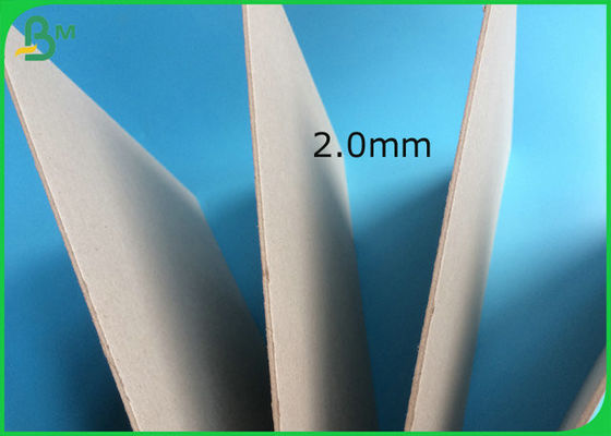 Tinggi Stifiness 300g 2.0mm FSC Sertifikat Abu-abu Chipboard Untuk Sampul Buku Hardcover