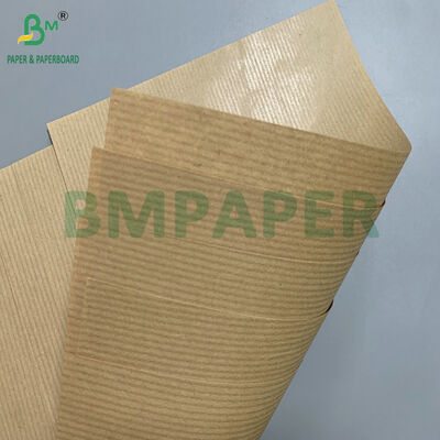 60g 70g Wet String Striped Kraft Paper Cocok untuk pembungkus hadiah buatan tangan