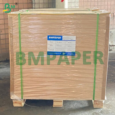 Kertas Kraft Berlapis Lilin Satu Sisi Bergaris Merah 37gsm 42gsm Untuk Pembungkus Buah