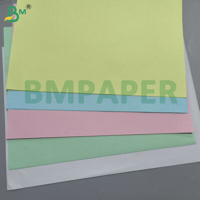 NCR Paper Carbonless Copy Paper Roll dengan Serat Perawan 100%, Berat Dasar 48gsm - 80gsm, dan Lapisan CB CFB CF