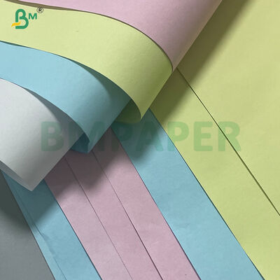 78gm CB CFB CF Kuning Putih Pink Karbonless Copy Paper 214MM