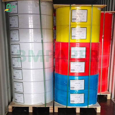 78gm CB CFB CF Kuning Putih Pink Karbonless Copy Paper 214MM