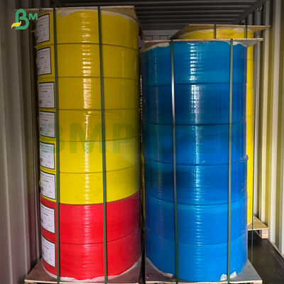 Putih Biru Kuning 78-85g Karbonless Copy Paper 214mm 305mm 650mm In Roll