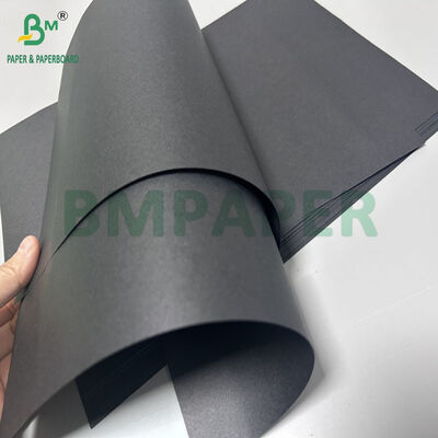 80gm 100gm Uncoated Solid Black Paper Untuk Tas Belanja 31 x 43inches