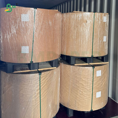 Kertas Gulungan Putih Kilap Satu Sisi 70 GSM Tahan Basah untuk Label Bir