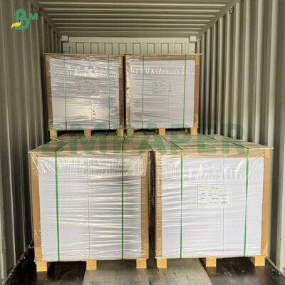 Kertas Gulungan Putih Kilap Satu Sisi 70 GSM Tahan Basah untuk Label Bir