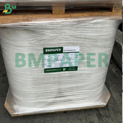 Berat Ringan Putih atau Custom Printing Wrapping Paper Sliced Rolls Untuk Individu Straw Wrap