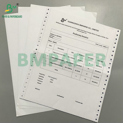 8 x 11' Putih Biru Pink 75gsm Karbonless Copy Paper Multipart NCR Paper untuk Formulir & Invoice
