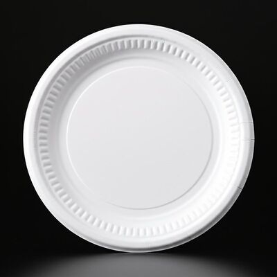 PET Lapisan Makanan Plat Kertas Bahan Putih Warna Makanan Tray Kertas