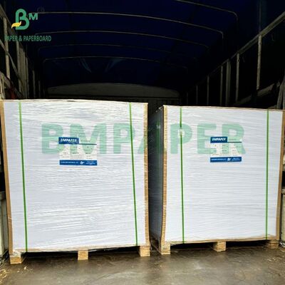 Kekuatan yang baik Kertas tidak dilapisi 300GSM 350GSM 400GSM Kardus putih tinggi