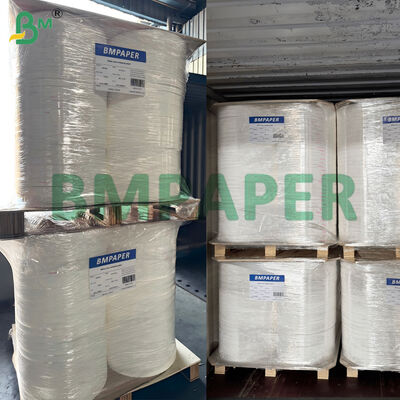 24-28gm kertas kraft putih kuat untuk mesin kecepatan tinggi membungkus