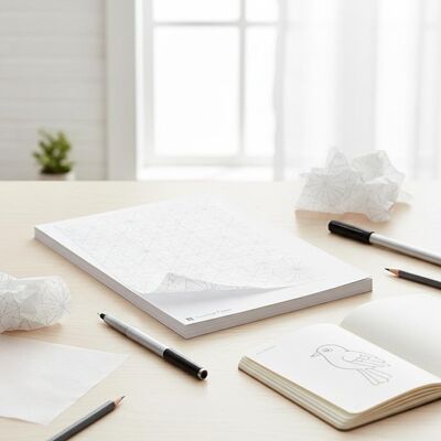 Kertas Tracing Kertas Pola Tembus Putih Kertas Trace Untuk Sketsa Gambar Jahit